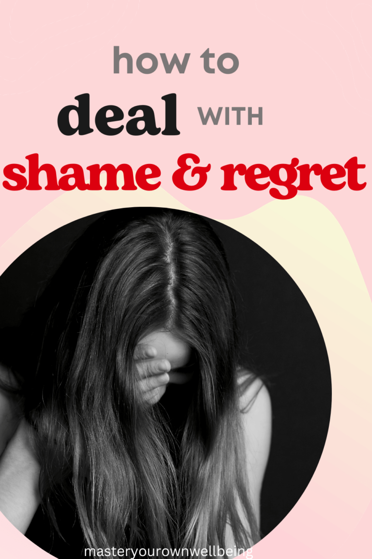how to deal with shame and regret